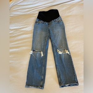 Abercrombie & Fitch Ankle Straight Maternity Jeans - size 28/6 long